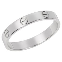 Cartier 18ct White Gold Love Wedding Band Ring