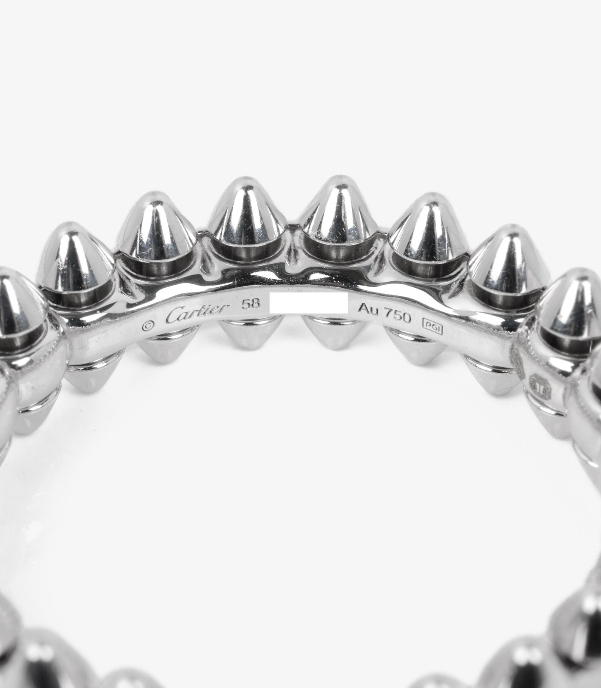 Cartier 18ct White Gold SM Clash de Cartier Ring In Excellent Condition In Bishop's Stortford, Hertfordshire