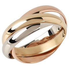 Anello Les Must de Cartier in oro bianco, oro giallo e oro rosa 18 ct.