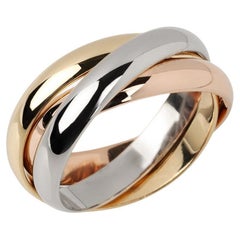 Anello Les Must de Cartier in oro bianco, oro giallo e oro rosa 18 ct.
