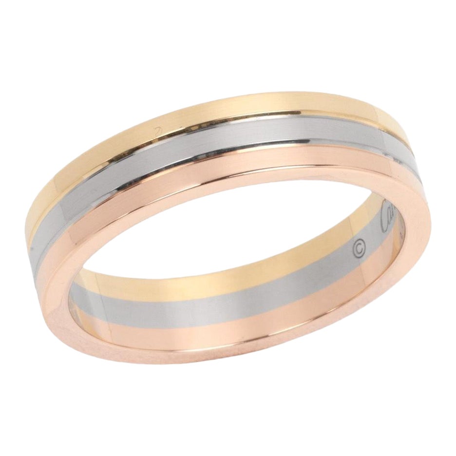 Cartier 18ct White Gold, Yellow Gold And Rose Gold Vendôme Louis Cartier Wedding