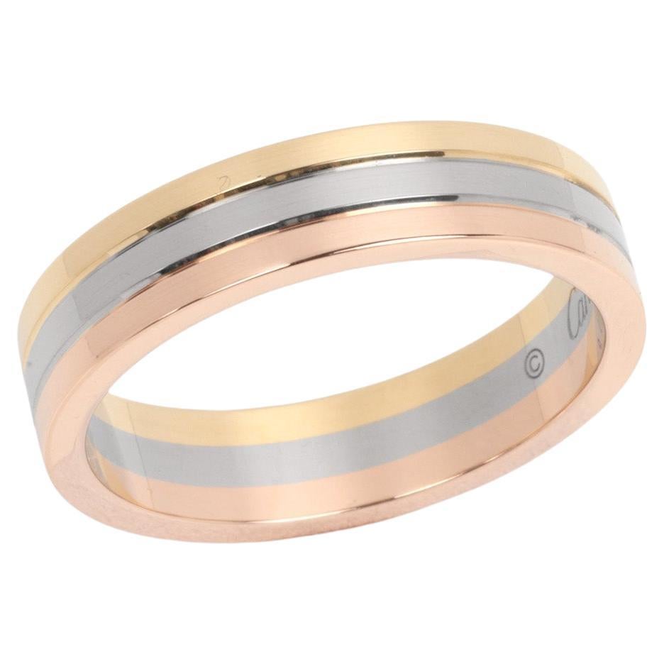 Cartier 18ct White Gold, Yellow Gold And Rose Gold Vendôme Louis Cartier Wedding For Sale