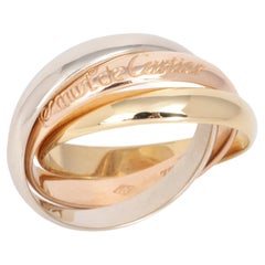 Cartier 18ct Weiß, Gelb und Rose Gold Medium Les Must de Cartier Ring