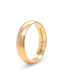 Cartier 18ct Yellow Gold 1895 Mens Wedding Ring 5g