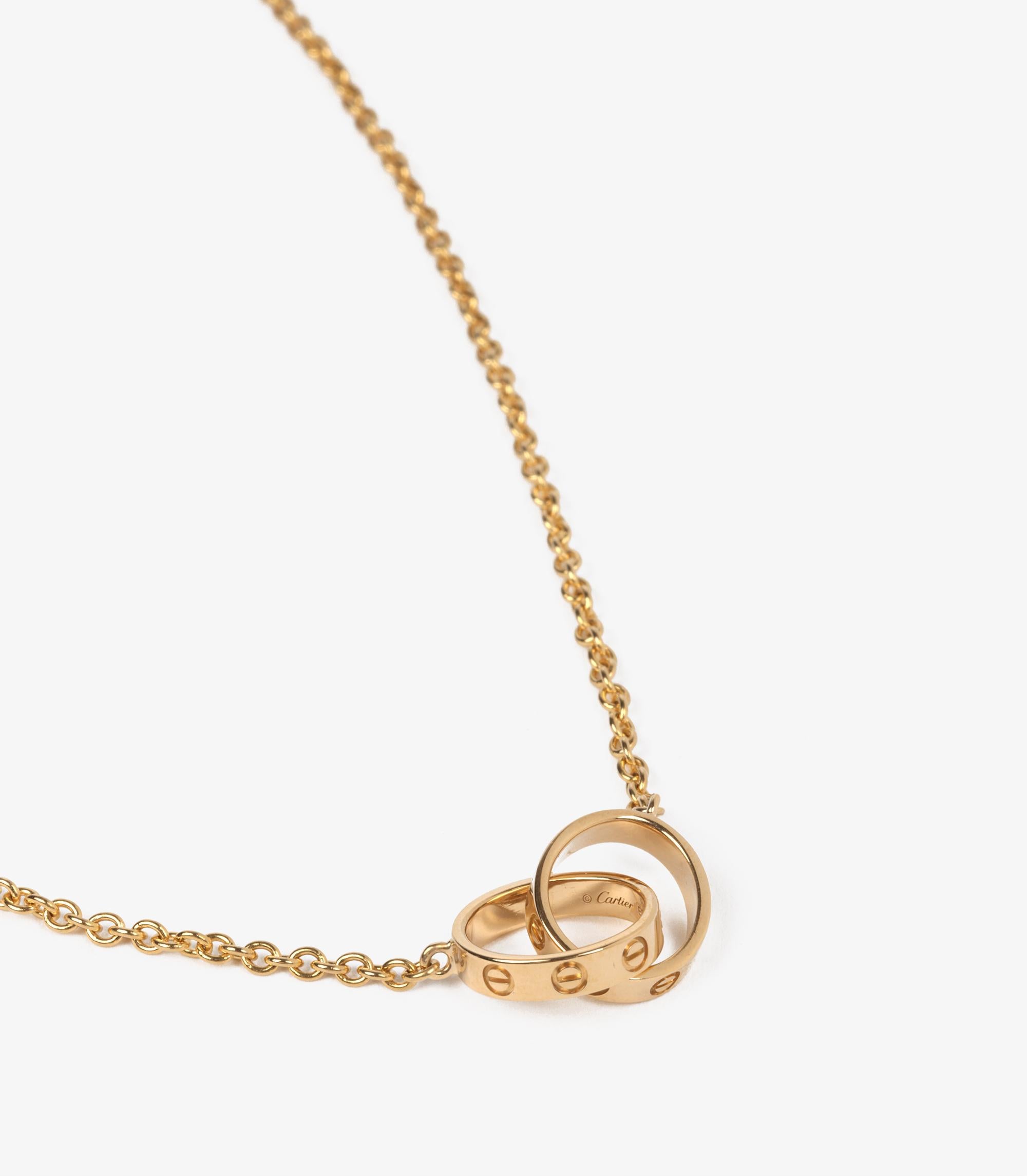 Cartier 18ct Yellow Gold Baby Love Necklace

Product Details
Xupes Ref: J1451
Brand: Cartier
Model: Baby Love Necklace
Type: Necklace
Serial Number: E*****
RRP: £2,430
Accompanied By: Cartier Box, Outer Box
Material(s): 18ct Yellow