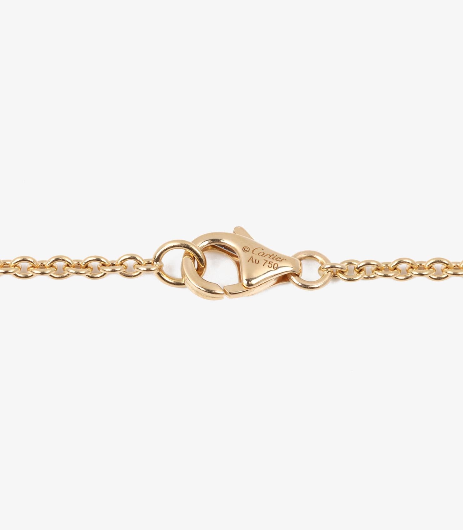 Cartier 18ct Gelbgold Baby Love Halskette für Damen oder Herren im Angebot