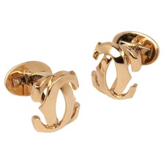 Boutons de manchette C.I.C. en or jaune 18ct de Cartier