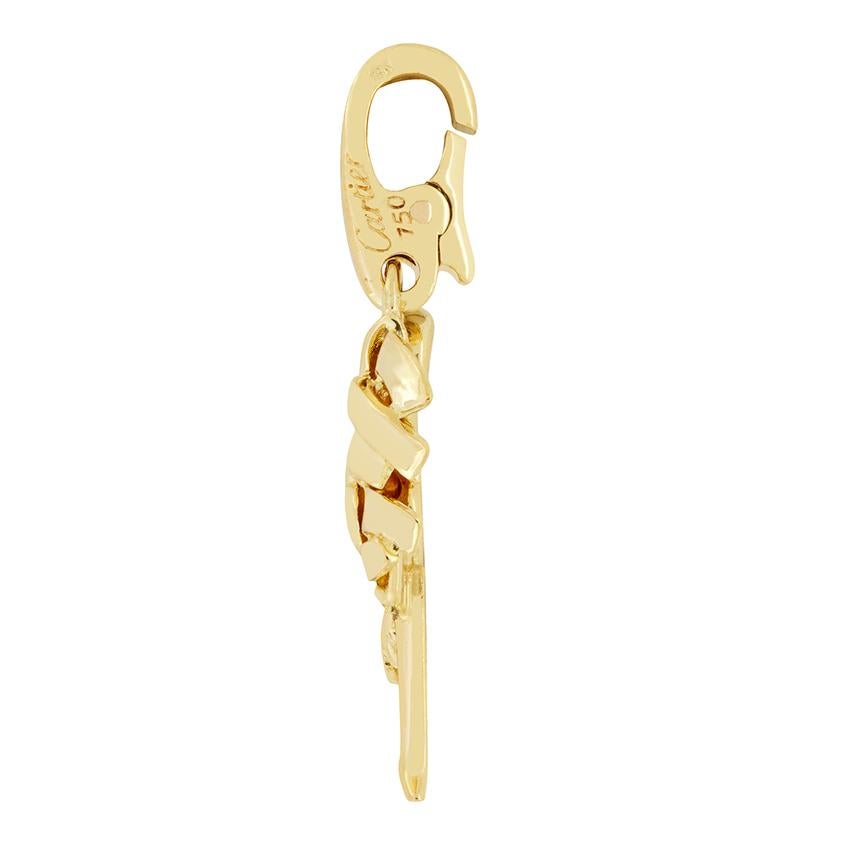 Cartier, breloque flamingo en or jaune 18 carats Bon état - En vente à London, GB