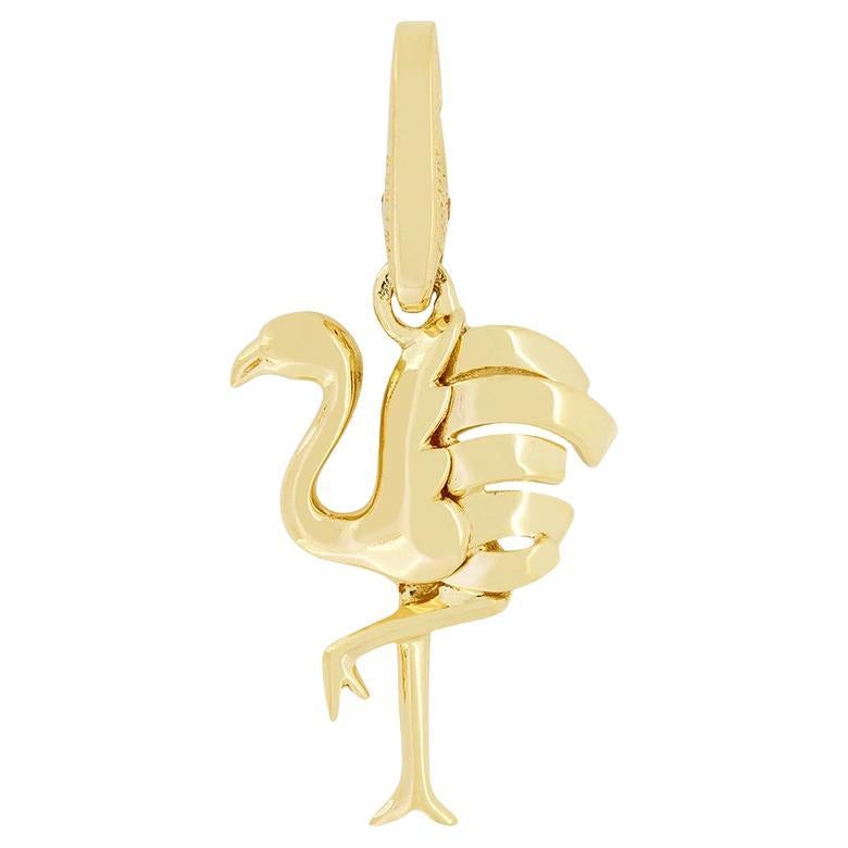 Cartier 18ct Yellow Gold Flamingo Charm