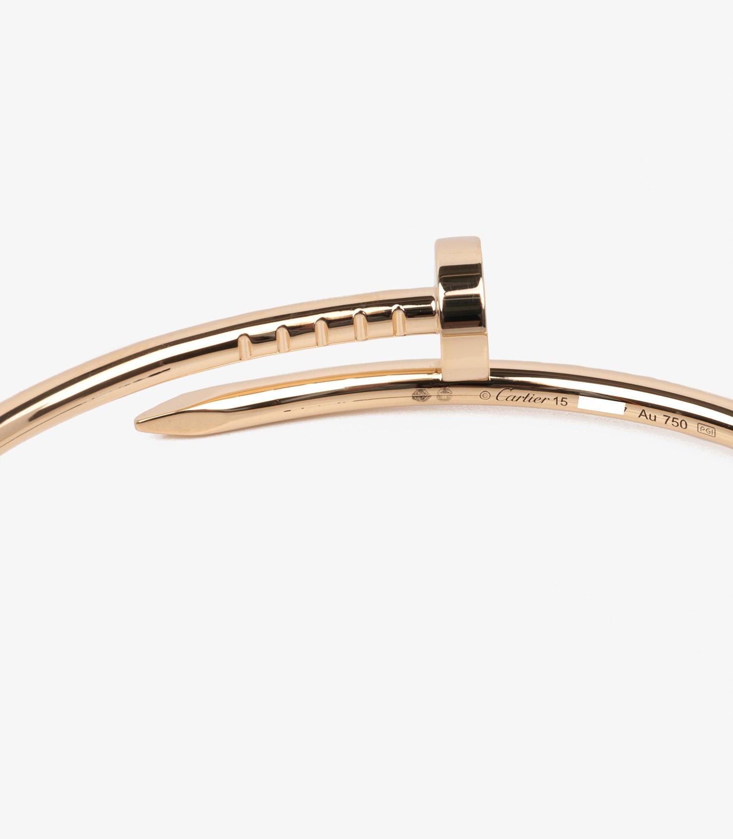 da uomo o donna Cartier Bangle in oro giallo 18ct Juste Un Clou SM