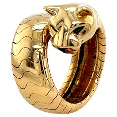 Cartier 18ct Yellow Gold Lakarda Wrap Panthere Ring