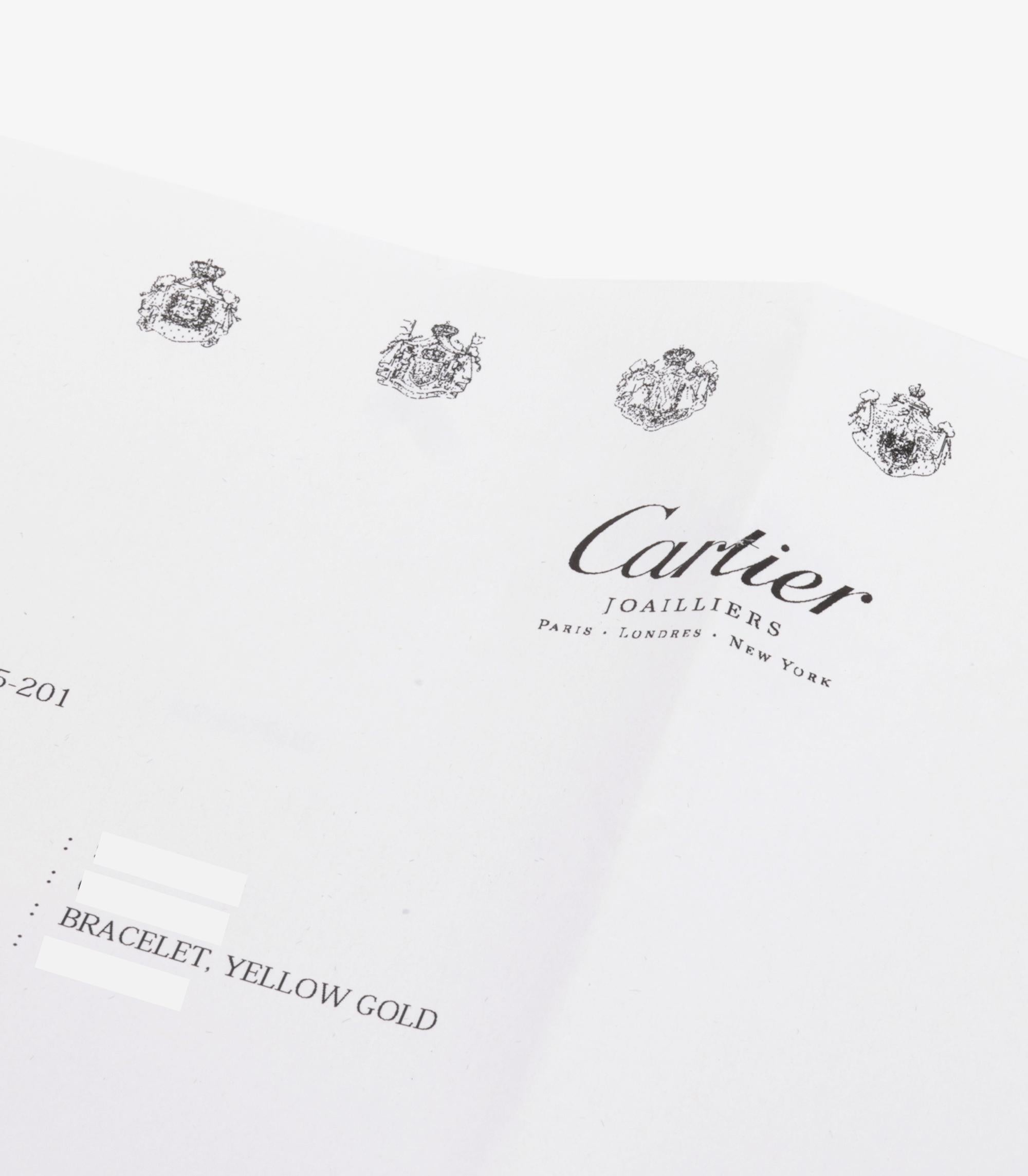 Cartier Bracelet Love Bangle 17 cm en or jaune 18 carats en vente 3