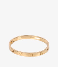 Cartier 18ct Yellow Gold Love Bangle 18cm