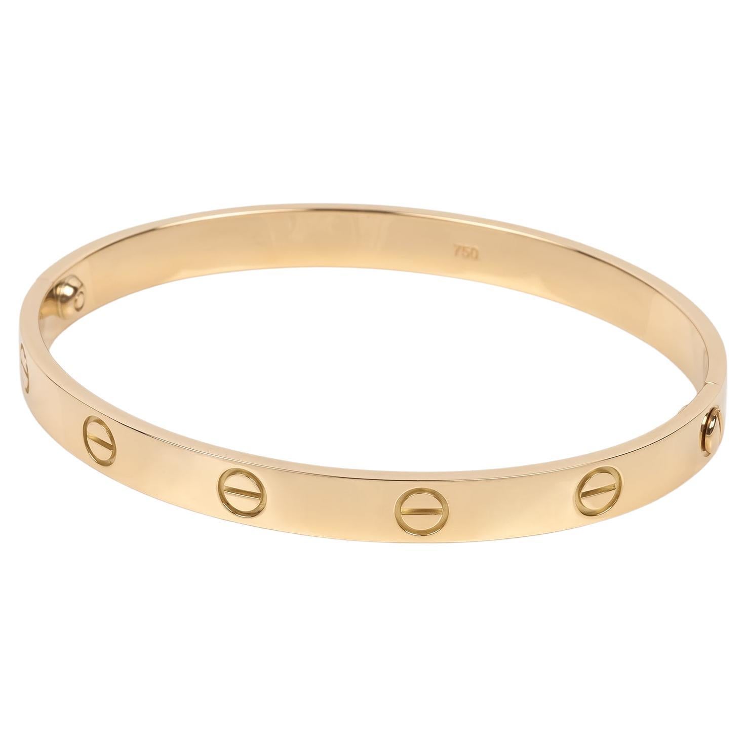 Cartier 18ct Yellow Gold Love Bangle 18cm