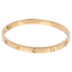 Cartier 18 Karat Gelbgold Love Armreif 20cm