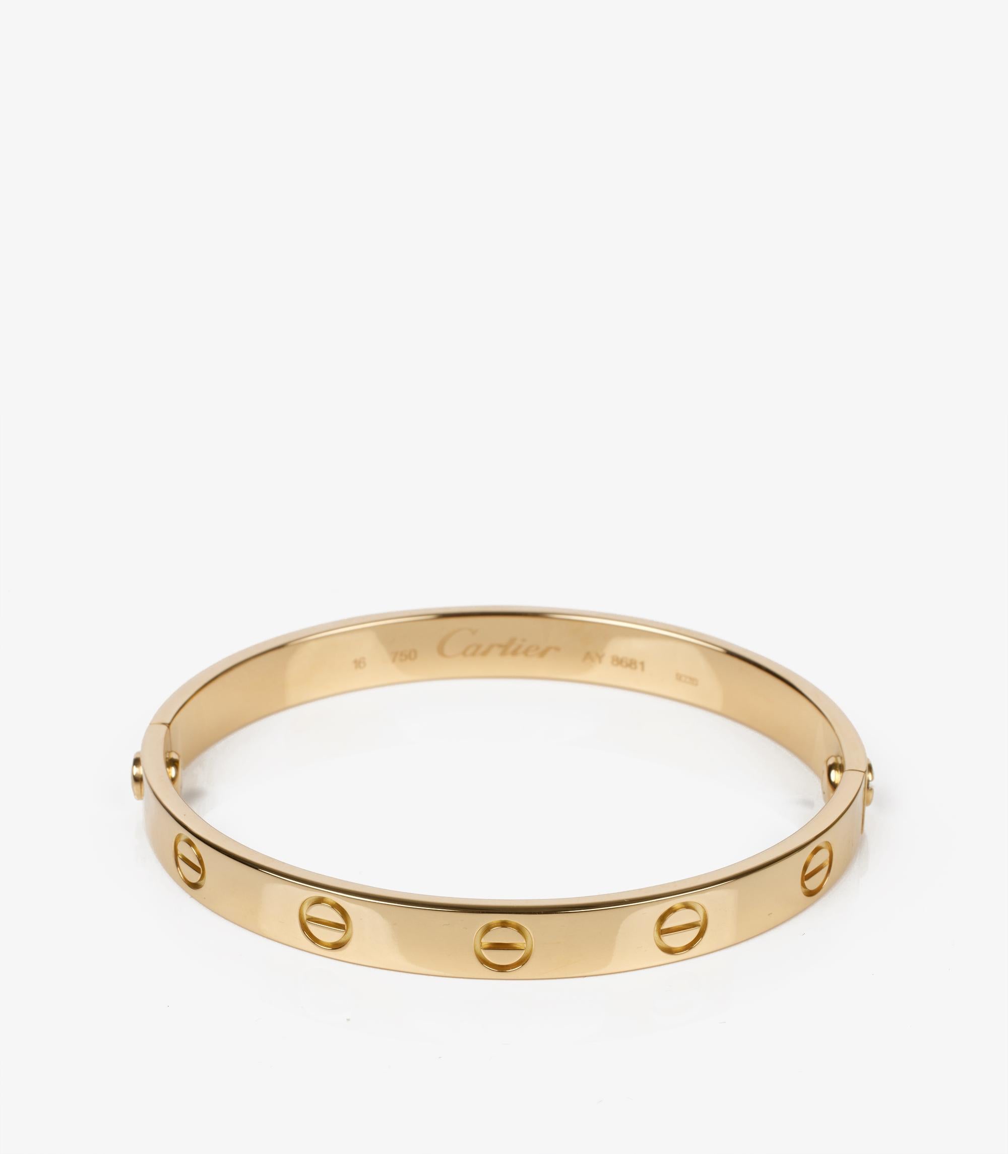 cartier bracelets gold
