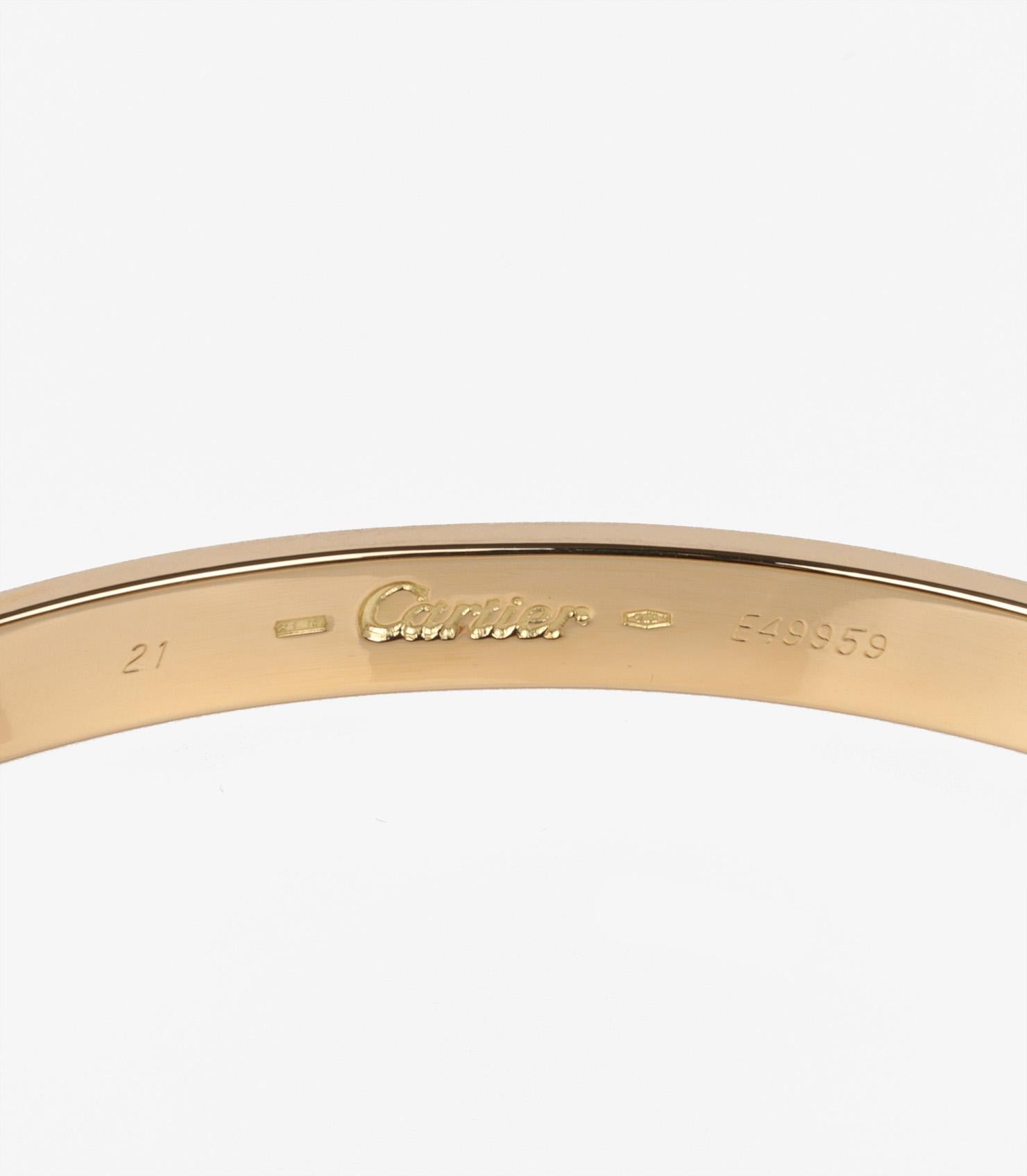 Cartier Love-Armreif aus 18 Karat Gelbgold 1