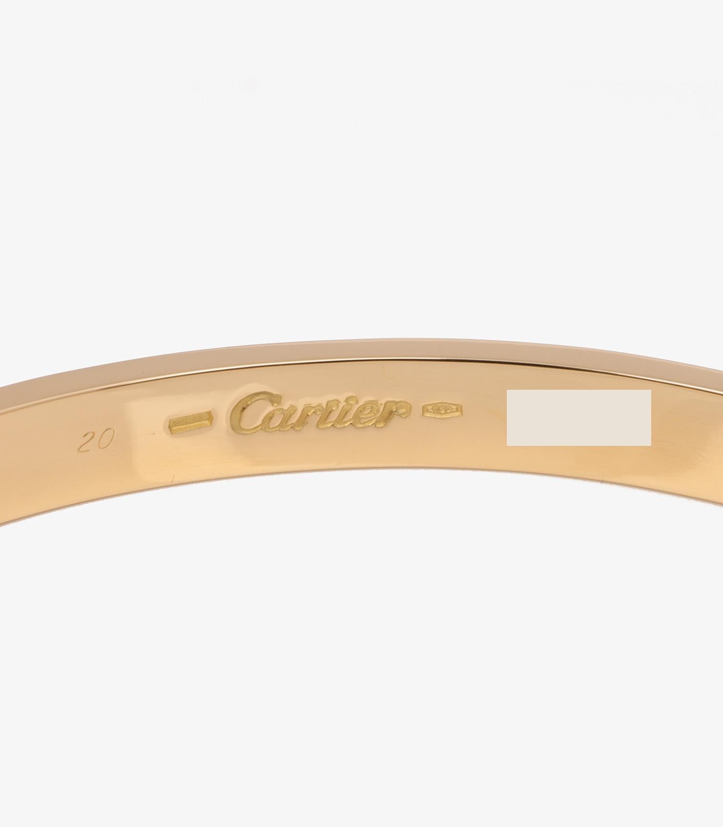 Cartier 18ct Yellow Gold Love Bangle 1