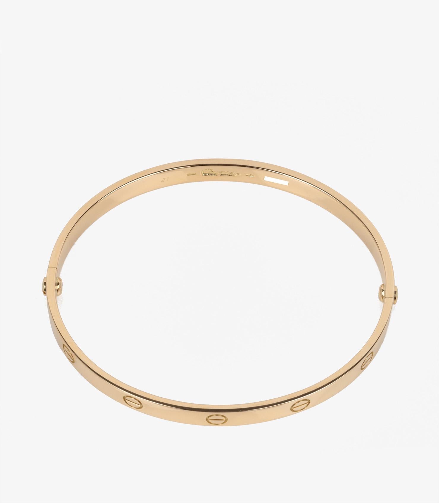 Cartier Love-Armreif aus 18 Karat Gelbgold 2