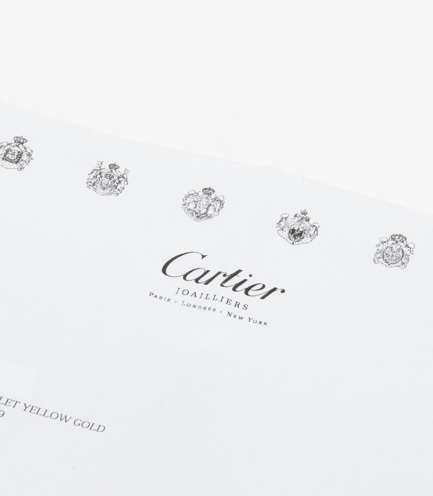 Cartier Love-Armreif aus 18 Karat Gelbgold im Angebot 3