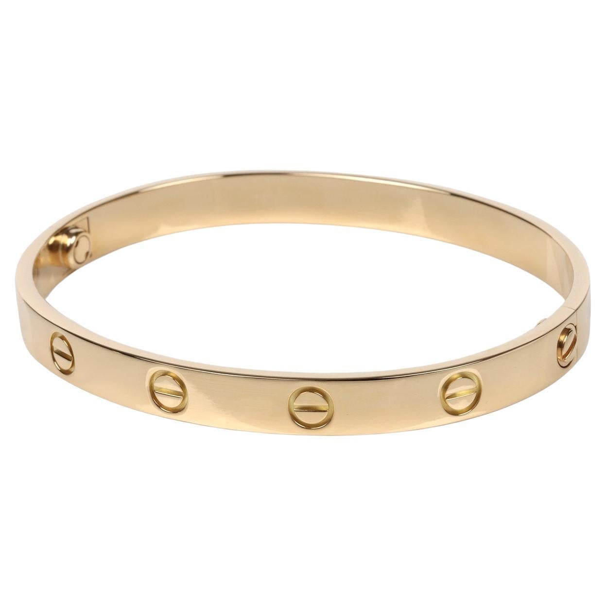 Cartier 18ct Yellow Gold Love Bangle