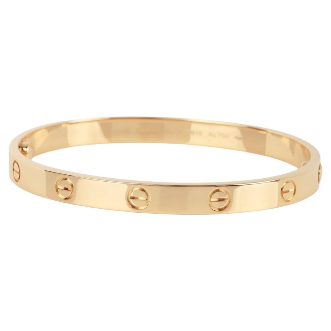 Cartier 18ct Yellow Gold Love Bangle