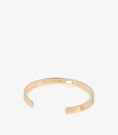 Cartier 18ct Yellow Gold Love Cuff Bangle