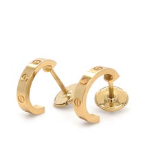 Cartier Orecchini a cerchio Love in oro giallo 18ct Modello piccolo 3,55g