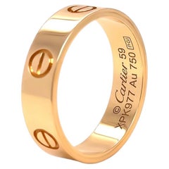 Cartier 18ct Yellow Gold Love Ring Classic Model 6.62g