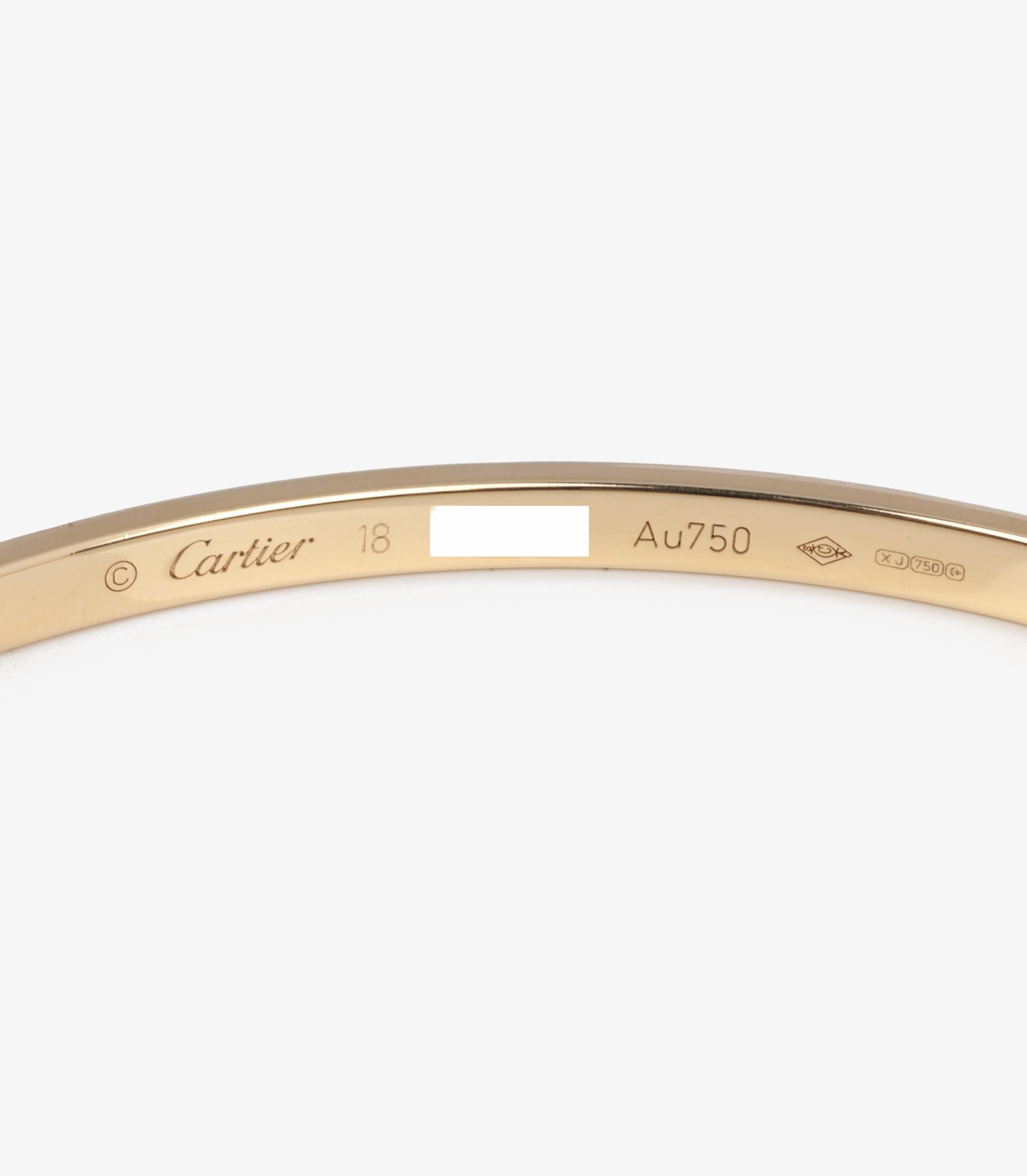 Cartier 18ct Yellow Gold Love SM Bangle 1