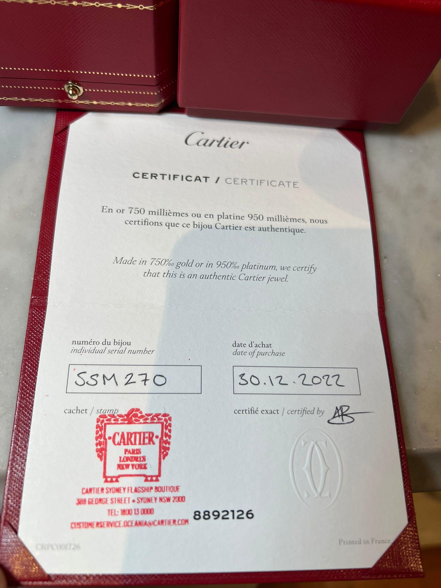 Cartier 18ct Gelbgold Liebe Hochzeit Band 7g im Angebot 6