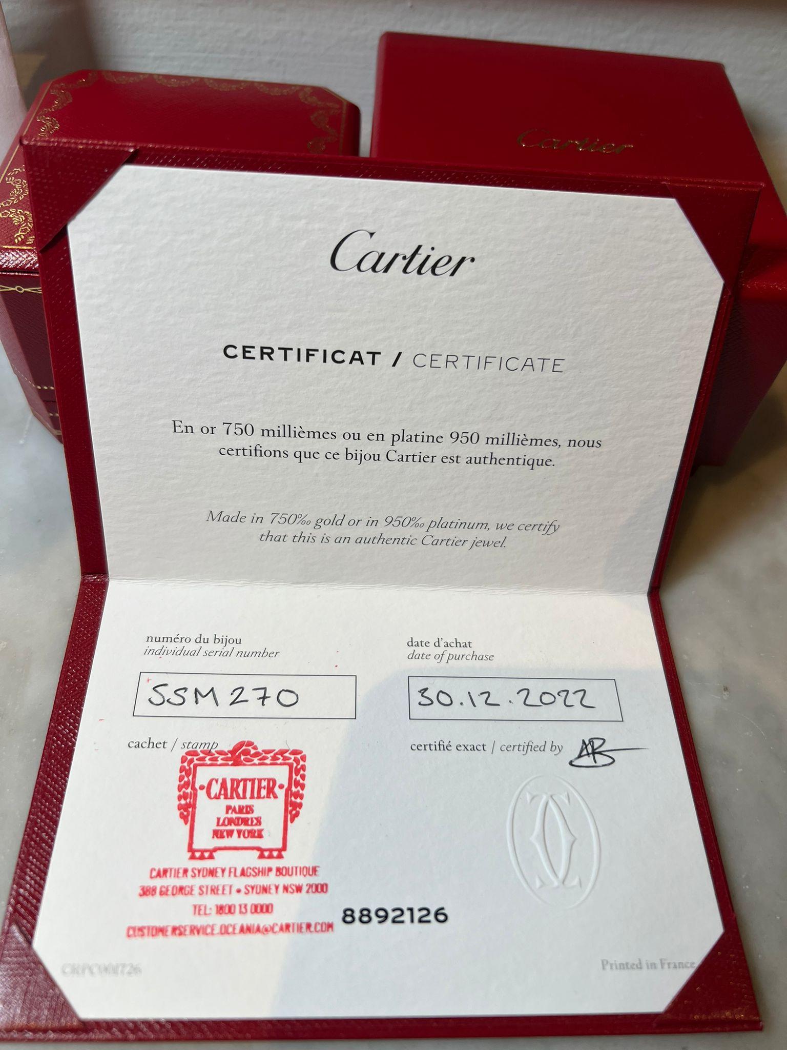 Cartier 18ct Gelbgold Liebe Hochzeit Band 7g im Angebot 5