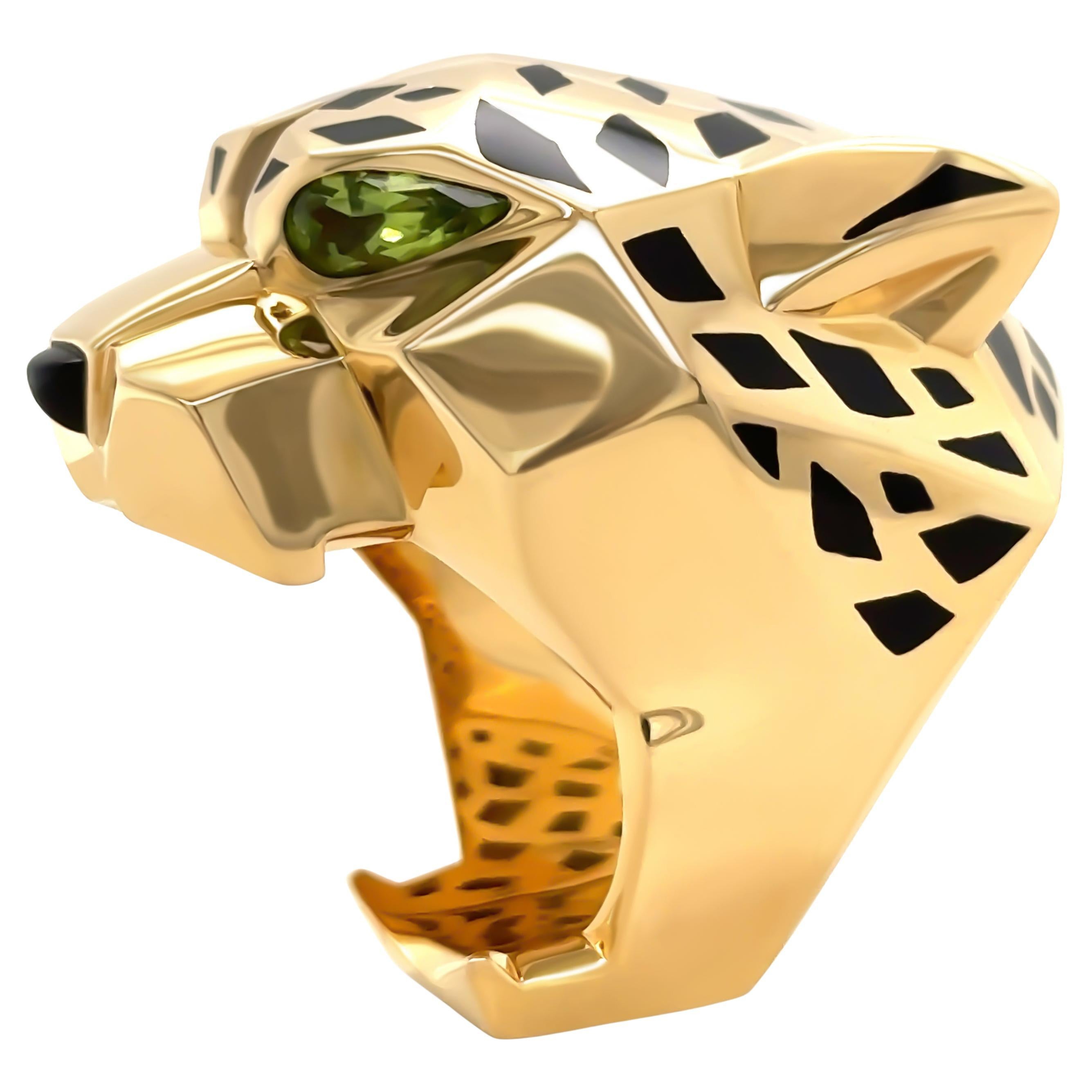 Cartier 18ct Yellow Gold Panthere De Cartier Ring 64.08g