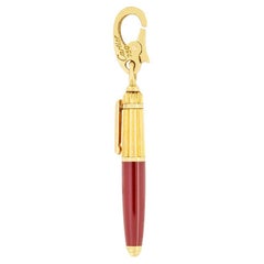 Cartier 18ct Yellow Gold Pasha Fountain Pen Charm