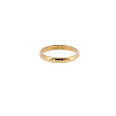 Cartier 18ct Yellow Gold Wedding Band Ring, 4.72g