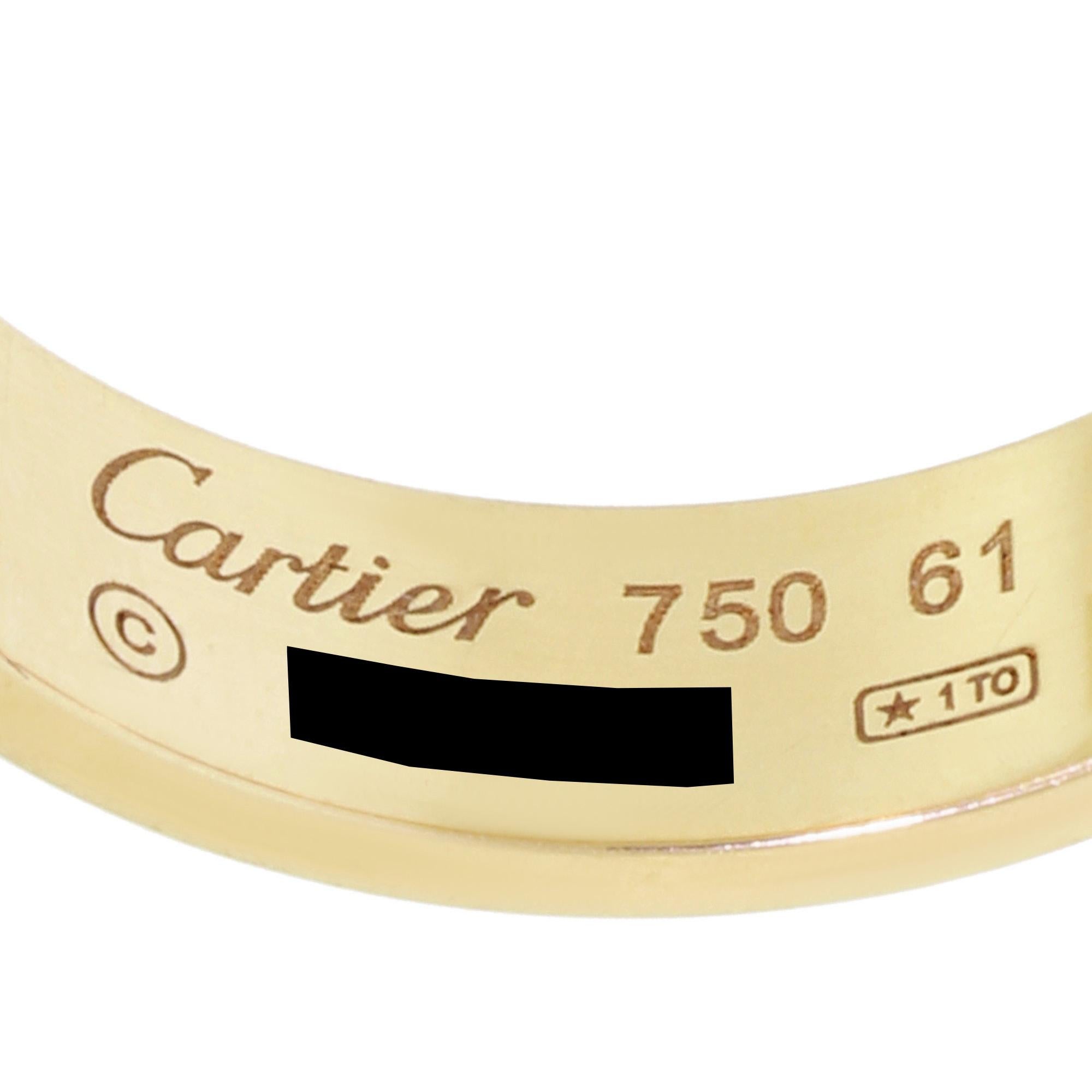 cartier love ring 750