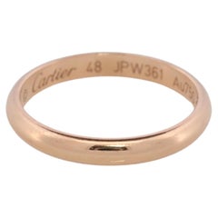 CARTIER Anillo de Oro Amarillo 18k 750. Alianza Cartier 2,5 mm 18k.
