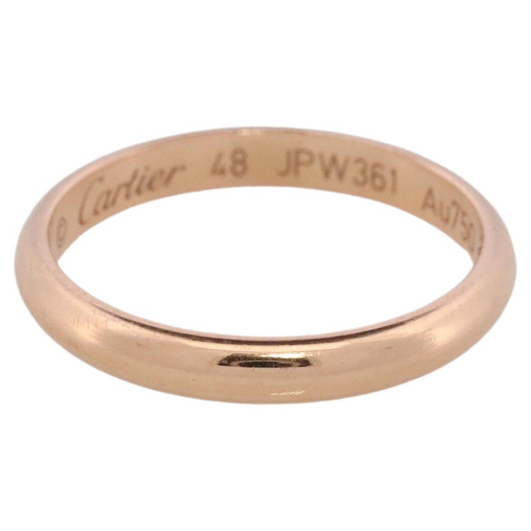 CARTIER Anillo de Oro Amarillo 18k Alianza Cartier 2,5 mm 18k