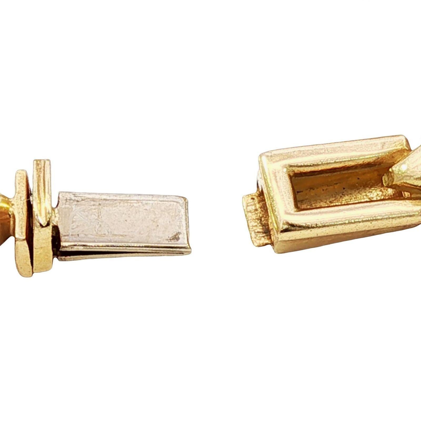 Cartier Collana a Link in oro giallo e bianco 18 carati 27