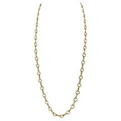 Cartier 18K Kabel Link Halskette 18K Gelb- und Weißgold 27"