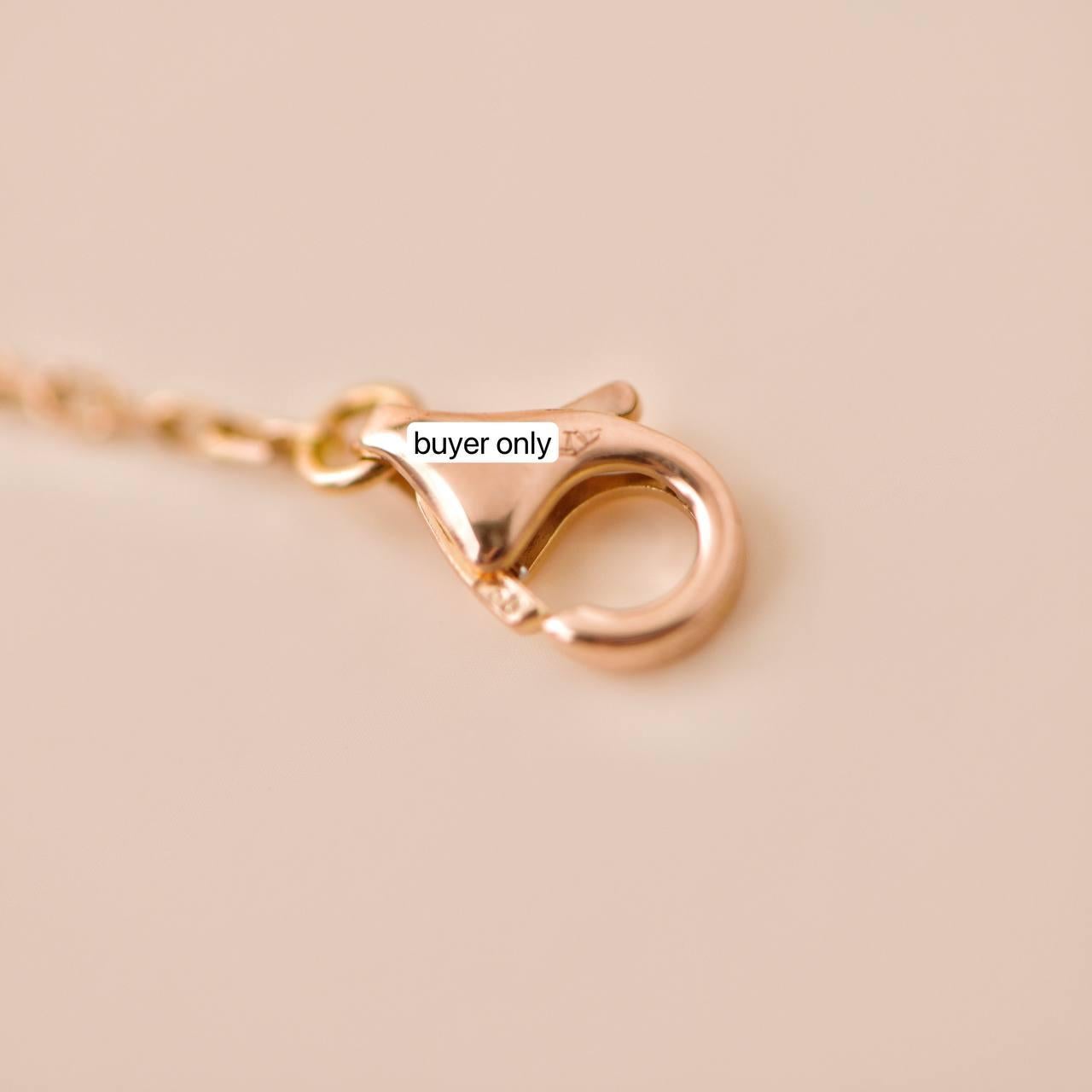 Cartier 18k Diamond Turtle Pendant 18K Rose Gold Necklace 2