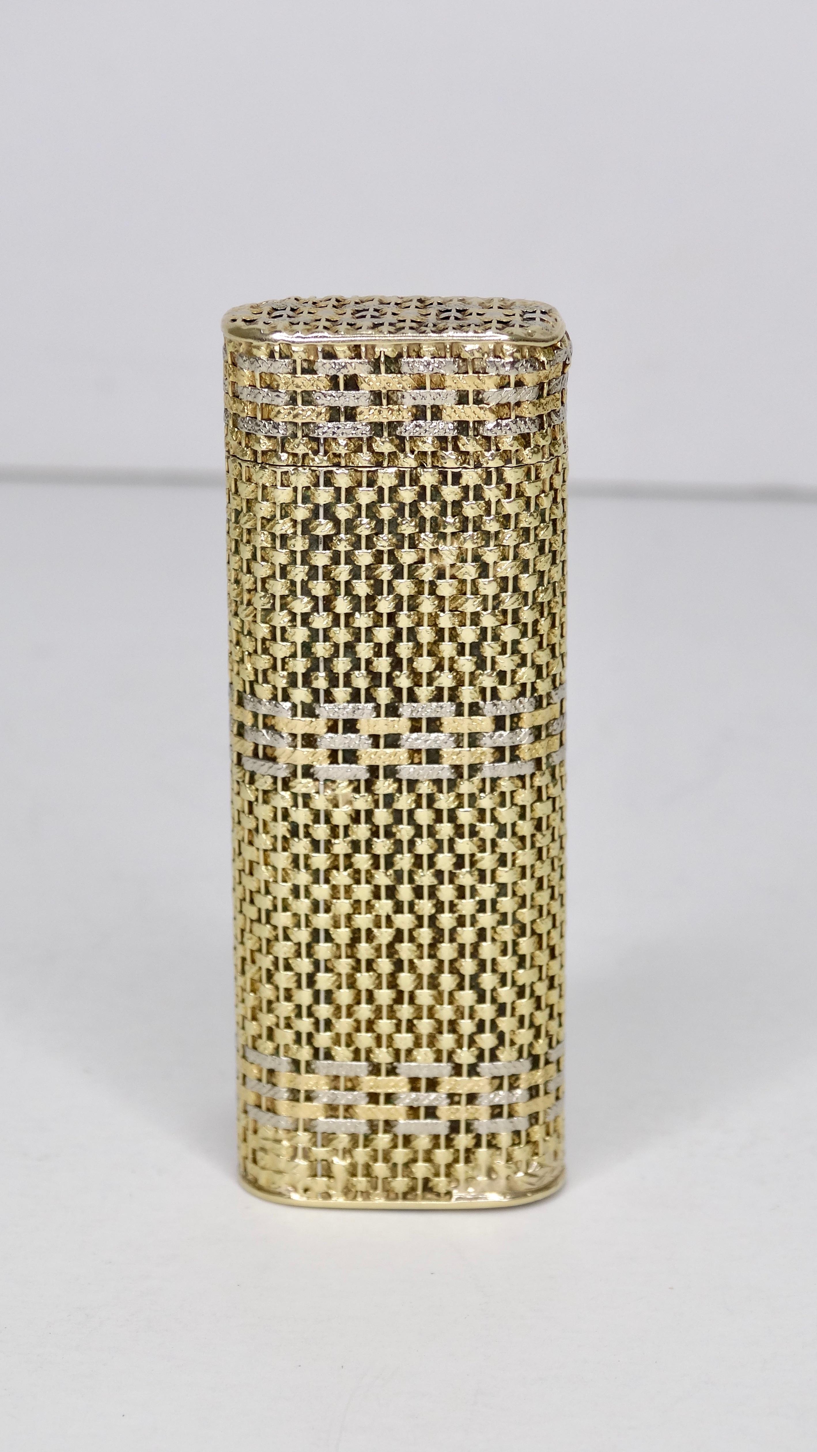 cartier lighter 18k gold