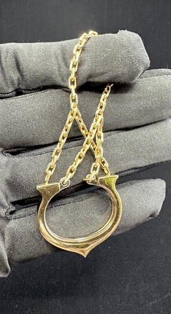 Cartier 18k Gold C de Cartier Collection keychain