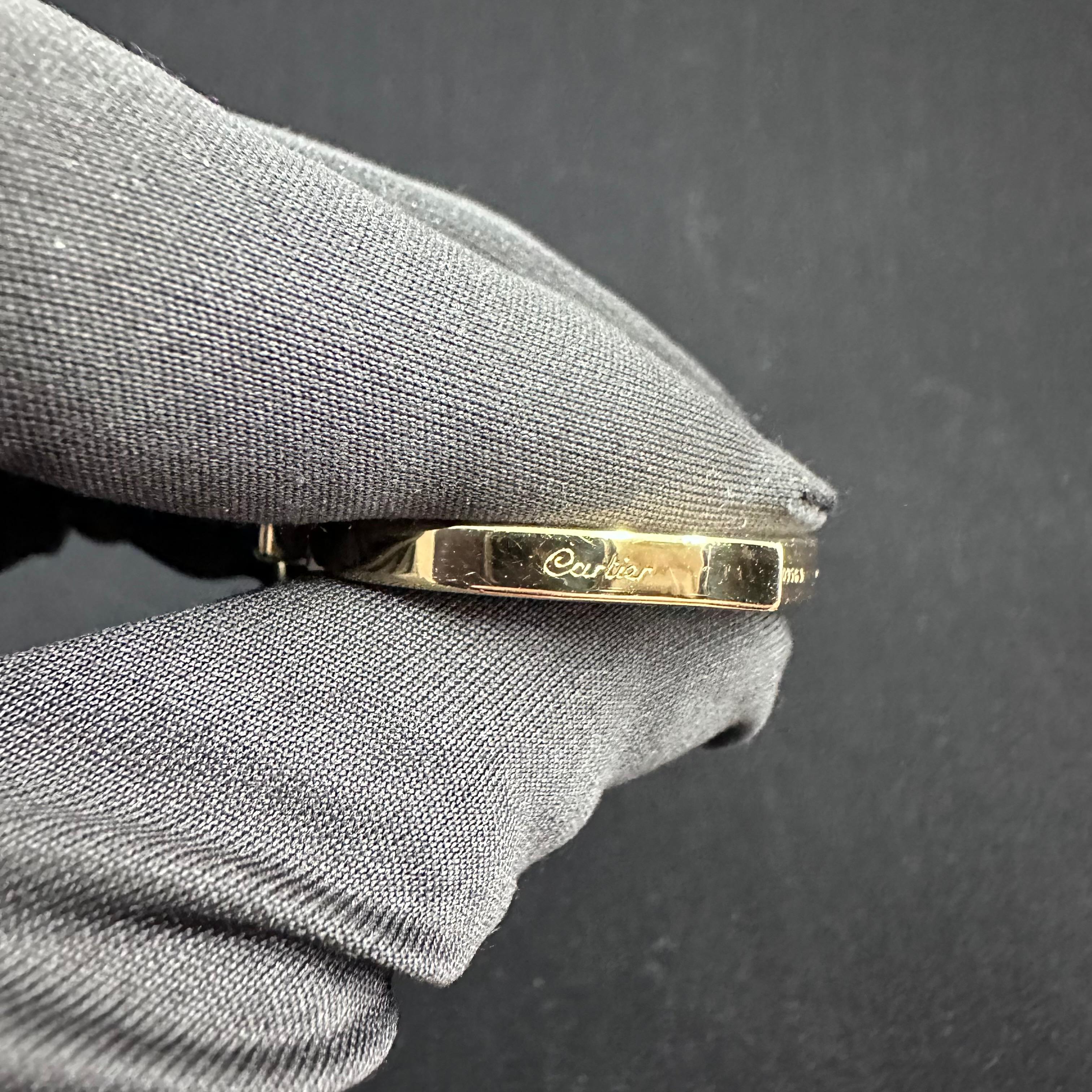 Cartier 18k Gold C de Cartier Collection Schlüsselanhänger im Zustand „Gut“ im Angebot in Beverly Hills, CA