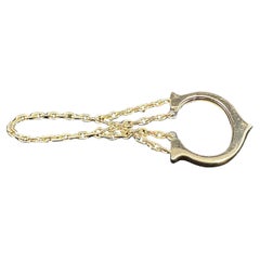 Vintage Cartier 18k Gold C de Cartier Collection keychain