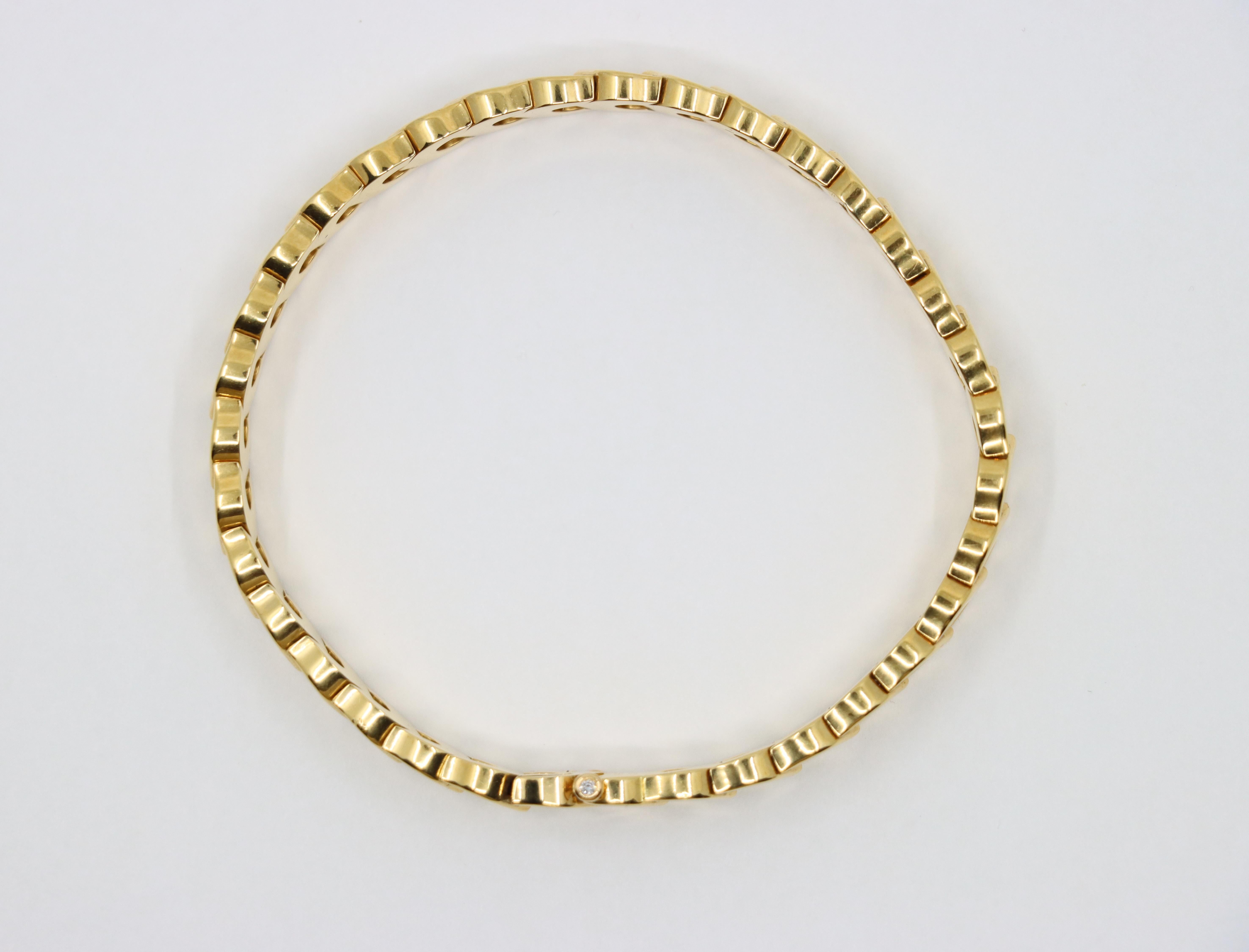 Cartier Bracelet à maillons C De Cartier en or 18 carats en vente 10