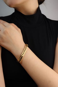 Cartier 18K Gold "C De Cartier" Link Bracelet
