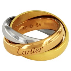 Cartier 18 Karat Gold Classic Trinity Large Ring