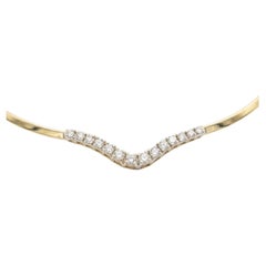 Collier de diamants en or 18K de Cartier 16 pouces avec boîte d'origine