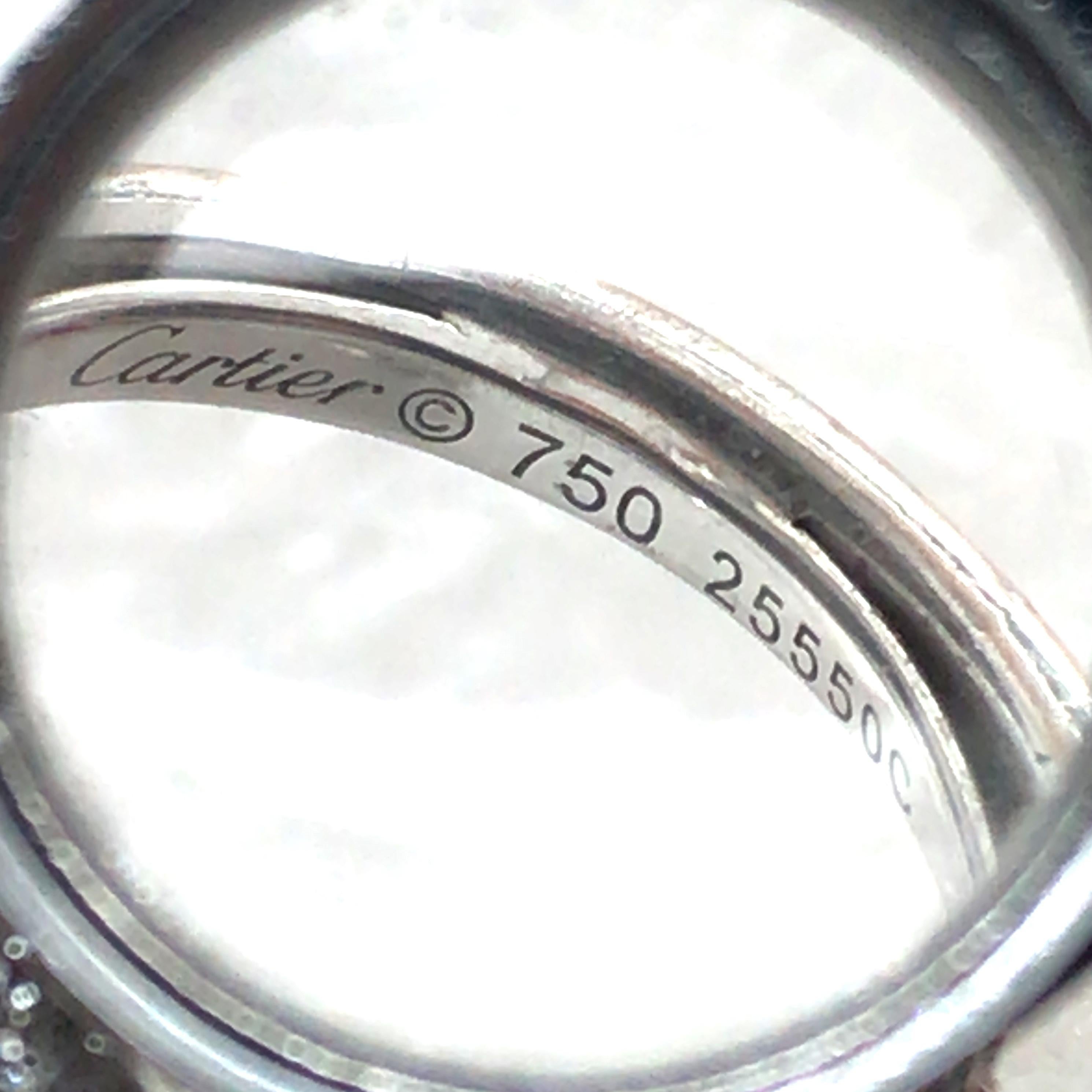 Cartier, bague panthère en or 18 carats et diamants, certificat Unisexe en vente